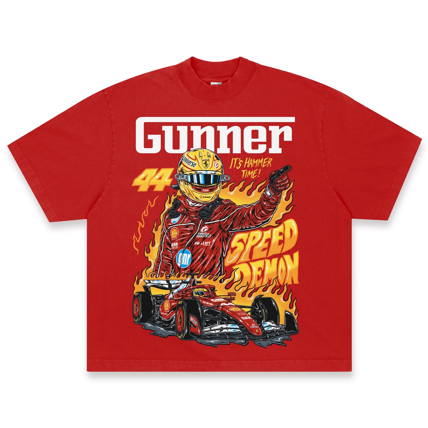 Gunner® Speed Demon - 44 Lewis Hamilton | Boxy Fit (Pre-order 15-21 days)