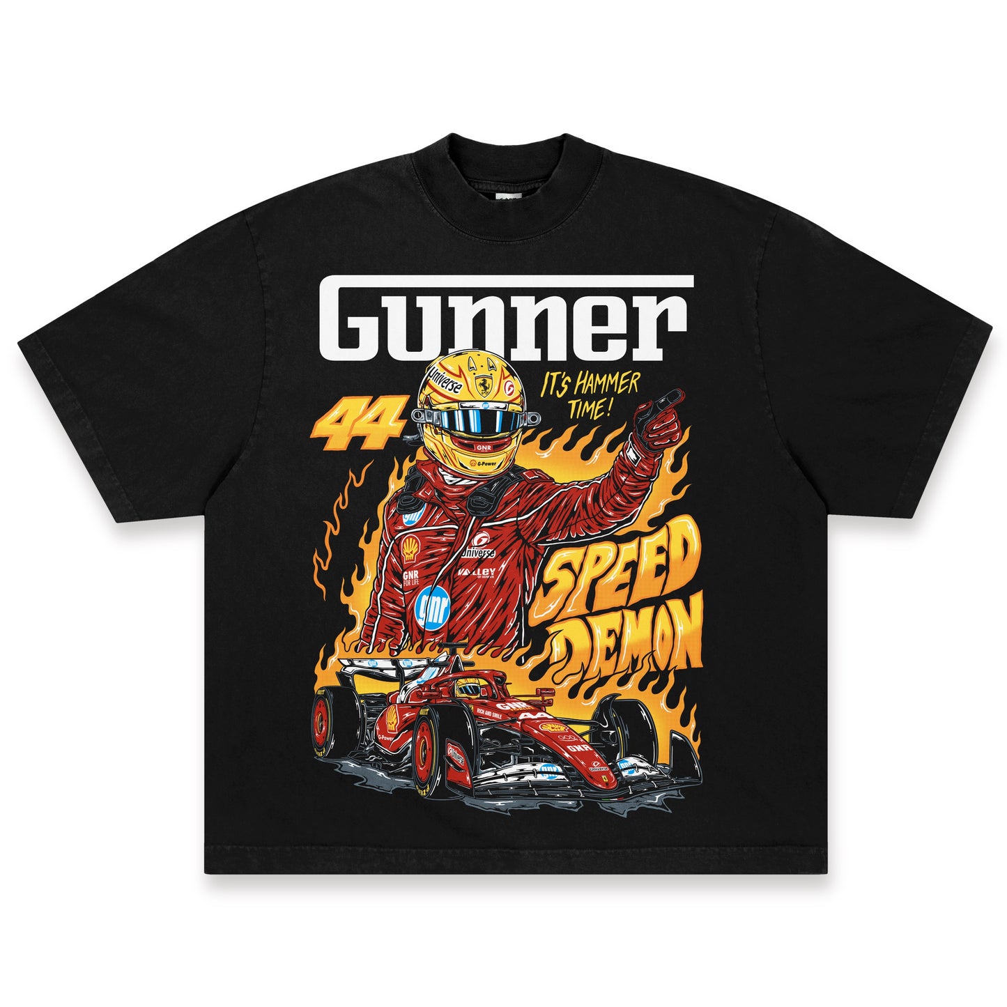 Gunner® Speed Demon - 44 Lewis Hamilton | Boxy Fit (Pre-order 15-21 days)