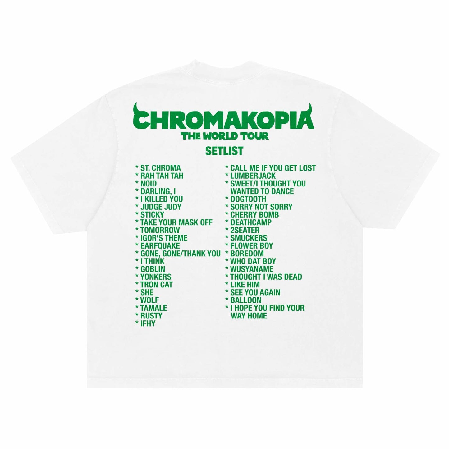 Gunner® for Tyler The Creator | Chromakopia The World Tour